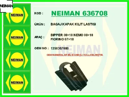 Bagaj kapak kılıt lastıgı bıpper 08 18 nemo 08 18 fıorıno 07 18 neıman 1356367080 resmi