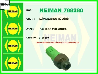Klima basınç müşürü palıo-bravo-marea neıman 7788280 resmi