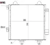 Klima radyatörü kondenseri p107 05 14 1.0i 12v-1.4hdi 05 c1 1.0i 12v-1.4hdi 05 orıs 6455.Ef/ 6455.Ee resmi
