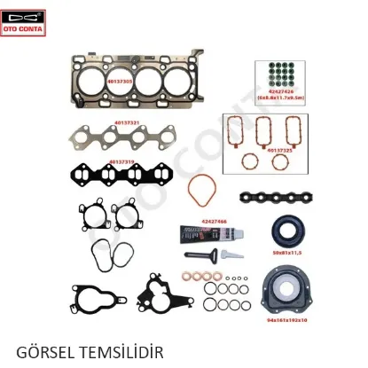 Motor takım contası keçeli skc li subap lastikli p301-c-elysee-c4 1.2 vtı hmy-eb2m-hmz-eb2f 41703002 resmi