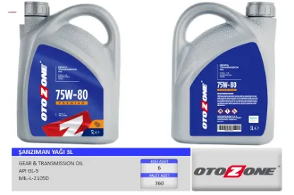 Şanzıman yağı 75w-80 3litre gl-5 otozone 75w80 resmi