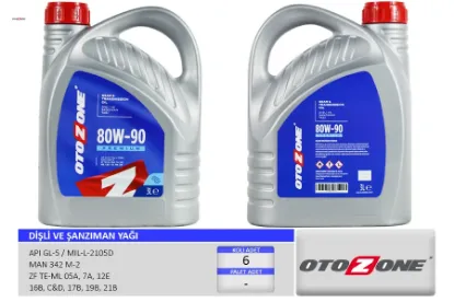 Şanzıman yağı 80w90 3 lt apı gl-5 otozone 80w90 resmi