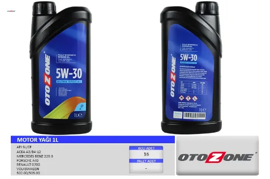 Motor yağı 5w30 1 lt ultra specıal tam sentetik apı sl/cf otozone 5w30 resmi