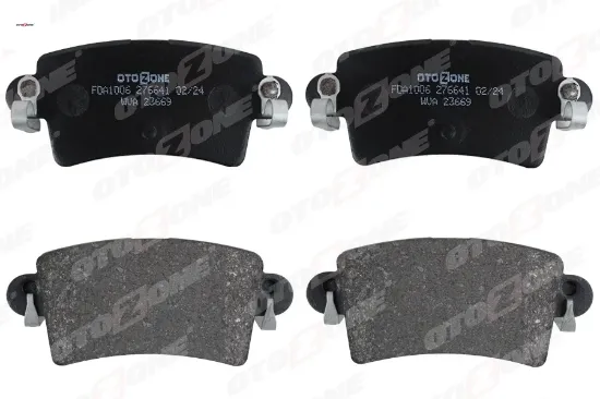 Arka fren balatası renault master ıı 01 06 opel movano a 01 06 otozone 7701206763/ 4403467/ 7485114491 resmi