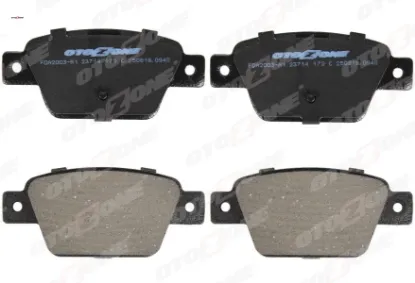 Arka fren balatası fıat stılo 02> lınea 07> bravo ıı 07>14 alfa romeo mito 08> multıpla 99> klipsli otozone 77364590/ 77363518/ 77362768/ 9949280 resmi