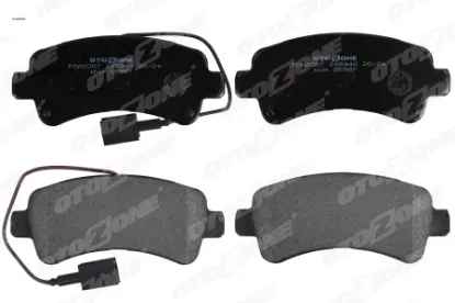 Disk fren balatası arka jumper 2.0d/2.2d3.0d 04/06 ducato 40 2.3d-boxer 2.0d/2.2d/3.0d otozone 77367094/ 1612434080 resmi