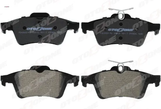 Arka fren balata mazda 3 bk 03-09 / renault laguna ııı 07- / opel vectra c 02- / cıtroen c5 08- / pe otozone 3m512m008ac/ 440601689r/ 93192623 resmi