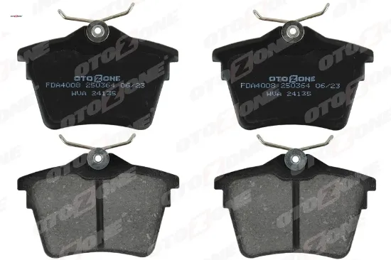 Arka fren balatası peugeot p407 1.6 hdı 1.8-2.0 04 607 00 cıtroen c5 08 otozone 4254.91/ 4252.79/ 4253.26/ 4254.04 resmi