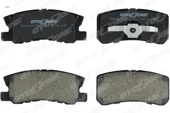 Arka fren balata mıtsubıshı outlander 2.0l cw4w 07-12 / asx 1.6l 4a92 10- / pajero 3.2l dı-d 3.5l g otozone mr510544/ 4605a448/ mn102628/ 4605a447 resmi