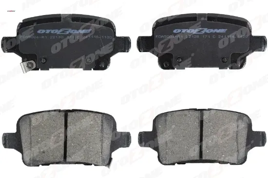 Arka fren balatası opel astra k 1.0-1.4-1.4t-1.6t-1.6 cdtı 16 22 106.5x46.3x16.6 otozone 1684934880/ 39037199/ 95526568 resmi