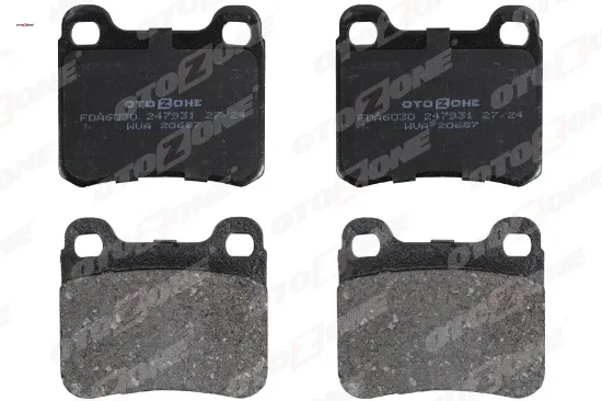 Fren balatası arka mercedes w201 83 93 otozone a0014200120 resmi