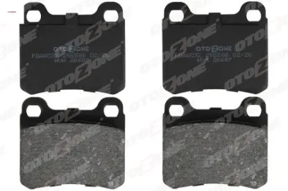 Fren balatası arka mercedes w201 w202 c124 w124 c124 otozone a0004209820 resmi