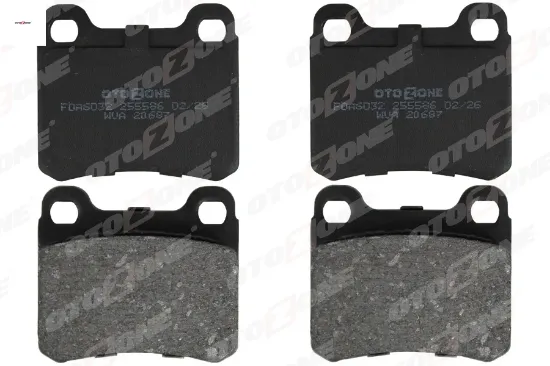 Fren balatası arka mercedes w201 w202 c124 w124 c124 otozone a0004209820 resmi