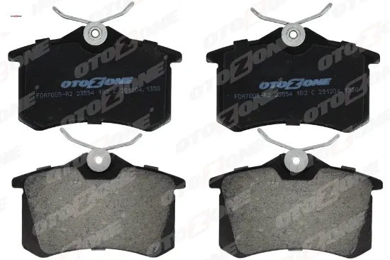 Arka fren balata clıo 05> kangoo 01> laguna 96> fluence 09> megane 96> cıtroen berlıngo 99> c2 c3 c4 otozone 1h0698451f/ 4250.56/ wva20960 resmi