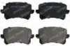 Arka balata caddy-tıguan-passat-a6-q3 11 gdb1763 wva 24483 105.5x56.4x17 mm otozone 5n0698451/ 3c0698451fe/ jzw698451g resmi