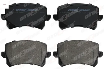 Arka balata caddy-tıguan-passat-a6-q3 11 gdb1763 wva 24483 105.5x56.4x17 mm otozone 5n0698451/ 3c0698451fe/ jzw698451g resmi