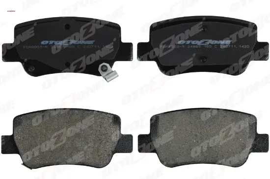 Arka fren balata toyota avensıs 1.6l 1zrfae zrt270 benzinli 09- / 2.0l 1azfse azt270 benzinli 09- otozone 0446605040/ 0446605041/ 04466yzze5 resmi