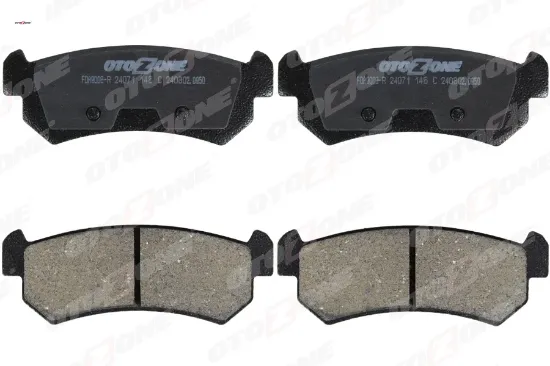 Arka fren balata chevrolet lacettı 1.4l 1.6l 1.8l 04- / daewoo nubıra 1.4l 1.6l 1.8l 2.0l 04- otozone 96405131/ wva24071 resmi