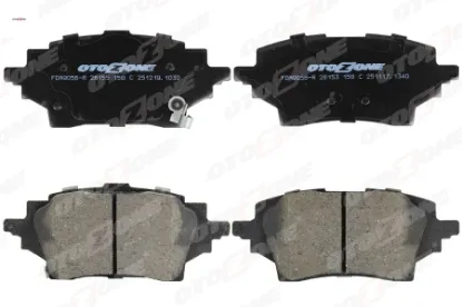 Arka fren balata toyota corolla 1.2l 8nrfts nre210 19- / 1.6l 1zr-fae zre210 19- / 1.8l 2zr-fxe hybr otozone 0446602400/ 0446602401/ 04466f4010 resmi