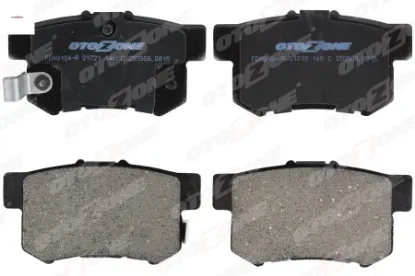 Arka fren balata honda cıvıc 1.6l d16 vtec vtı 01-05 / 1.4l 1.6l 96-01 / 1.6l r16a2 vtec sedan 06- / otozone 43022s5aj00/ 43022s6de50/ 43022s2a000 resmi