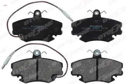 Ön balata fişli renault r9-r19-r21-clıo ı-ıı-megane ı-twıngo-logan-sandero-solenza gdb 400 otozone 7711130071/ 7701204833/ wva21404 resmi