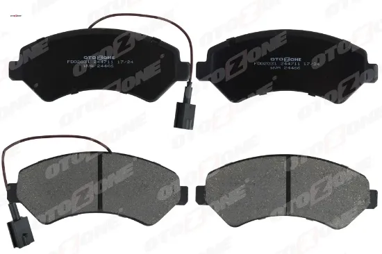 Ön balata boxer 06 jumper 06 ducato 06 169.1x69.1x19 otozone 1673603580/ 1607878980/ 77366022 resmi