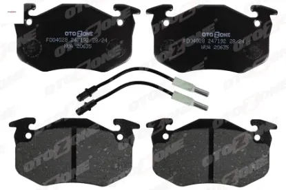 Ön disk fren balatası peugeot 205 1.0/1.1/1.4 02/83 - 07/87-305 1.5/1.5d/1.6/1.8d/1.9d 11/82-12/88 otozone 425032 resmi