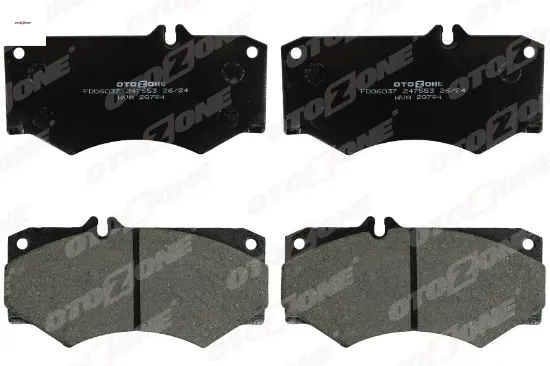 Fren balatası on mercedes g-class w460 w461 w463 otozone a0084204020 resmi