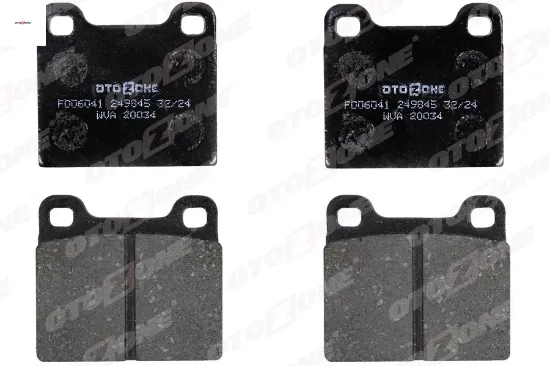 Fren balatası on mercedes w108 w109 w111 w112 w114 w115 r107 otozone a0014207720 resmi