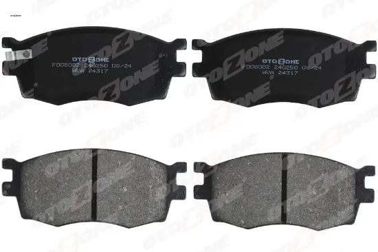 Ön fren balata hyundaı accent era 1.4l 1.6l benzinli 06-10 1.5l crdi dizel 06- / i20 1.4l d4fc crdi otozone 581011ge00/ 581011ja10/ 581011ga00 resmi