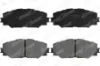 Ön fren balata toyota aurıs. Corolla 1.6l 1zr-fe zre151 07-11 / 1.33l 1nr-fe nre150 6 vites 10-12 otozone 0446542160/ 0446512610/ 0446502220 resmi