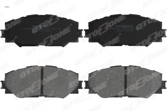 Ön fren balata toyota aurıs. Corolla 1.6l 1zr-fe zre151 07-11 / 1.33l 1nr-fe nre150 6 vites 10-12 otozone 0446542160/ 0446512610/ 0446502220 resmi
