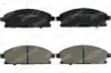 Ön fren balata nıssan x-traıl 2.0l qr20 t30 01- / pathfınder 3.3l vg33e v6 r50 97- otozone 410600w786/ 410608h785/ 410605w585 resmi