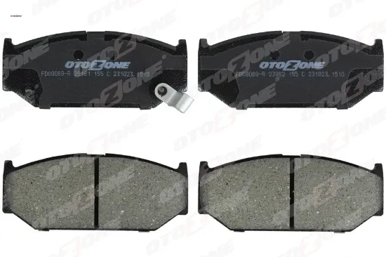 Ön fren balata suzukı swıft 1.3l 1.5l m13a m15a rs413 rs415 macar 4x2 4x4 05- otozone 5581057k00/ 5581057k01/ 5581063j00 resmi
