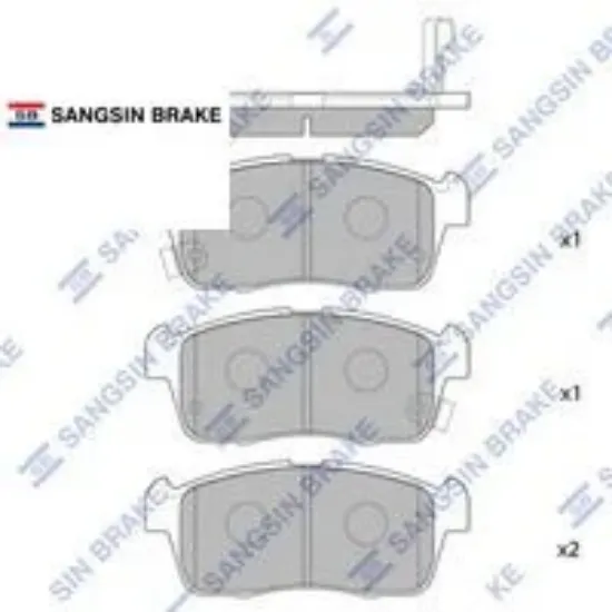 Ön fren balata copen 1.3l l881 06- / sırıon 1.0l 1kr-fe m300 05- / alto 1.1l f10d rf410 y.m. 04-05 / sangsın 04465b1010/ 5581080g10/ 5581076a00 resmi