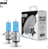 Ampul h4 12v 100/90w p43t crystal white yüksek güç. 4.500k beyaz ışık p43 tırnaklı seger  resmi