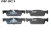 Ön fren balata clıo ıv 12 logan ıı 12 sandero ıı 12 skf 410602581r/ 410605612r/ 410605951r resmi