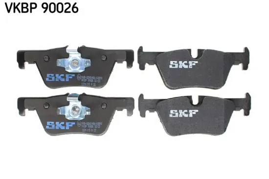 Fren balatası arka bmw f20 f21 f22 f23 f30 f31 f34 f32 f33 f36 skf 34218855013 resmi