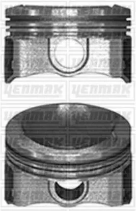 Motor piston segman 050 301-c elysee-aygo eb2m 1.2vtı 12v 75mm yenmak 1608520180 resmi