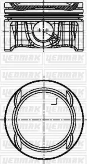 Piston segman 0.50 astra j-corsa d-e-mokka-ınsıgnıa a-merıva b-adam-zafıra c-cruze-trax 1.4 16v 73mm yenmak 55565420/ 55580179/ 55580184/ 625072 resmi