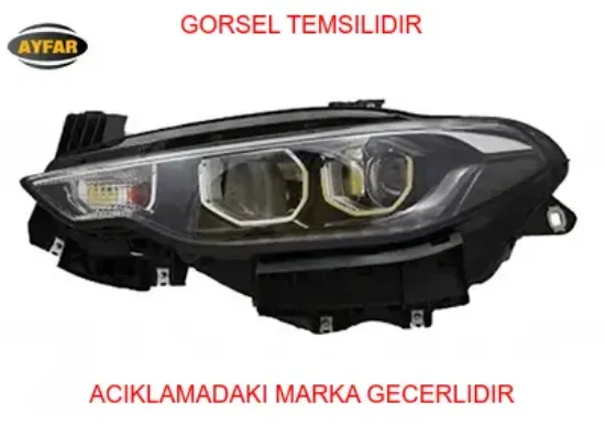 Far motorlu sol krom çıtalı - led drl park egea 16-20 ayfar 52145166 resmi