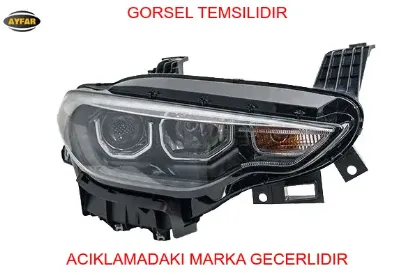 Far motorlu sol beyaz çıtalı - led drl park egea 16-20 ayfar 52214459 resmi