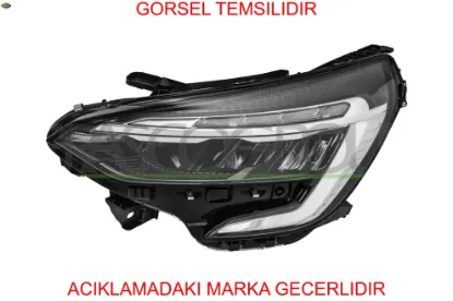 Far ledli sol motorlu renault clıo v 19 23 siyah çıtalı far beyni hariç ayfar 260609987r resmi