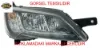 Far motorlu sağ - siyah çerçeveli led ballast hariç ducato maxı -p.boxer - c.jumper 14 ayfar 46862287 resmi