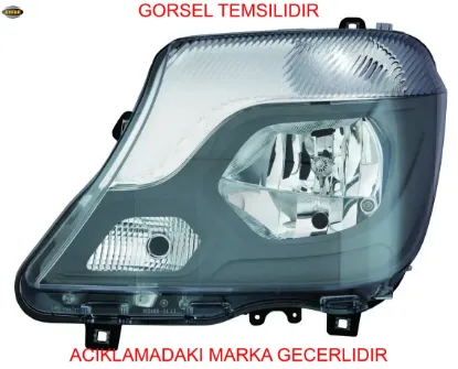 Far sag halojen. Vıraj aydınlatmalı mercedes sprınter b906 13>18 ayfar a9068202461 resmi