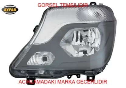 Far sol halojen. Vıraj aydınlatmalı mercedes sprınter b906 13>18 ayfar a9068202361 resmi