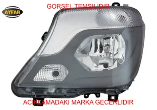 Far sol halojen. Vıraj aydınlatmalı mercedes sprınter b906 13>18 ayfar a9068202361 resmi
