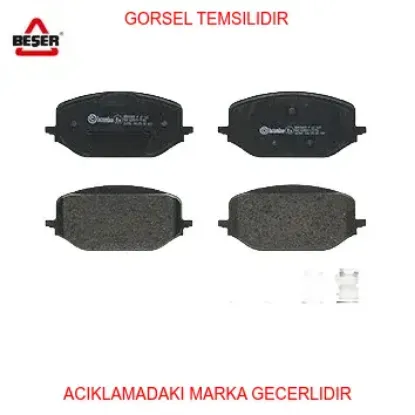 Ön fren balatası transit vı v363 e transit rwd 2022- transit vı v363 rwd 2022-elektrikli  LK4Z-2001-E/ LK4Z-2001-B/ LK4Z-2001-D/ WVA26728 Beşer 4492 resmi