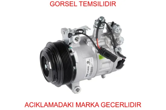 Klıma kompresoru mercedes w205 s205 c205 a205 w213 s213 c238 a238 c253 x253 w447 bosch a0008303002 resmi
