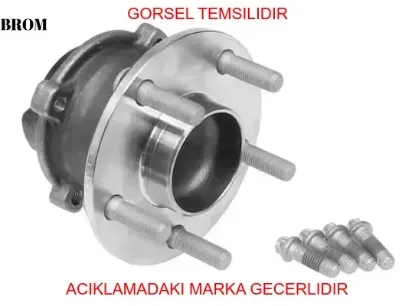 Arka teker poryası rulmanlı focus c-max 07 11 -focus ıı 04 11 abs li 5 bijon sensor harıc brom 7m512c299ad/ 1766628/ 30736885 resmi